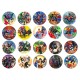 T20JL Set 20 mini discuri de vafa decupate Justice League Liga Dreptatii D5cm